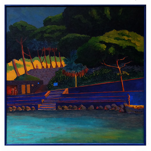 Dérives du bassin de Manapany, peintures, Alain Ducros