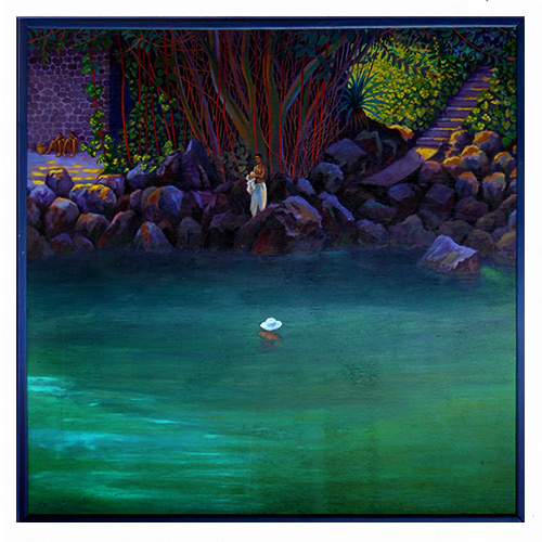 Dérives du bassin de Manapany, peintures, Alain Ducros