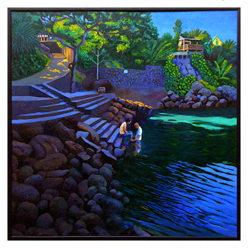 Dérives du bassin de Manapany, peintures, Alain Ducros