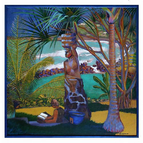 Dérives du bassin de Manapany, peintures, Alain Ducros