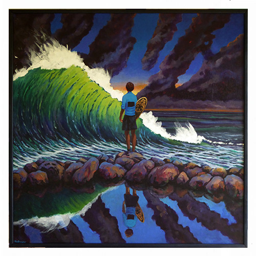 Dérives du bassin de Manapany, peintures, Alain Ducros