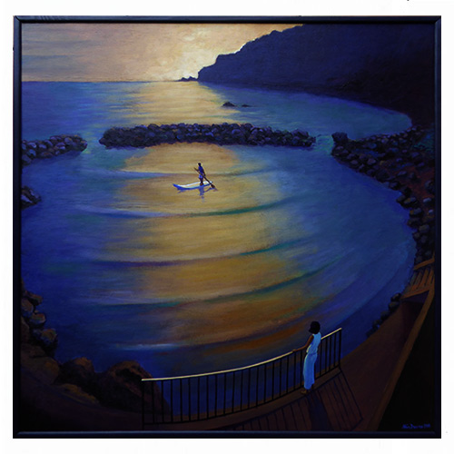 Dérives du bassin de Manapany, peintures, Alain Ducros