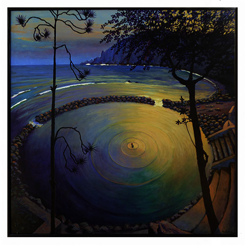 Dérives du bassin de Manapany, peintures, Alain Ducros