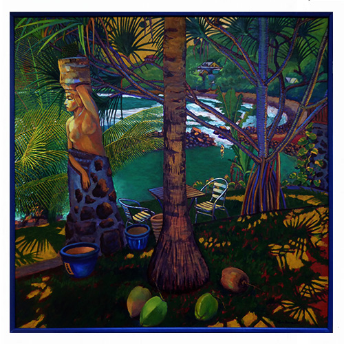 Dérives du bassin de Manapany, peintures, Alain Ducros