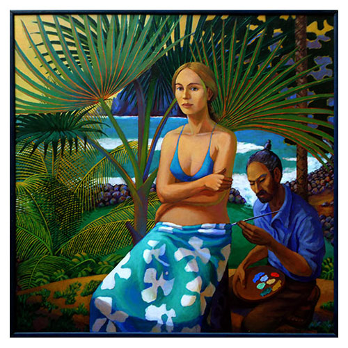 Dérives du bassin de Manapany, peintures, Alain Ducros