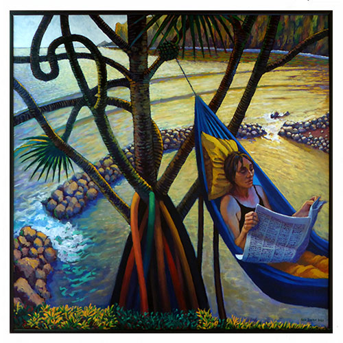 Dérives du bassin de Manapany, peintures, Alain Ducros
