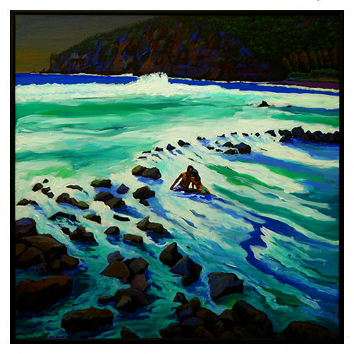 Dérives du bassin de Manapany, peintures, Alain Ducros