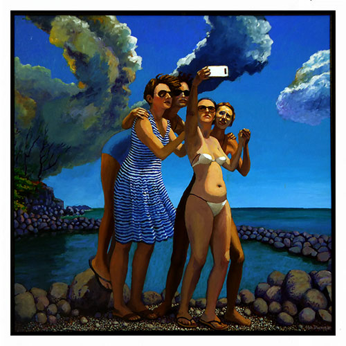 Dérives du bassin de Manapany, peintures, Alain Ducros
