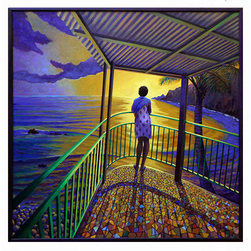 Dérives du bassin de Manapany, peintures, Alain Ducros