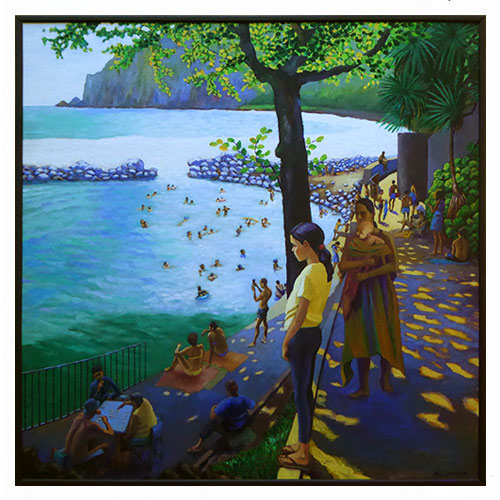 Dérives du bassin de Manapany, peintures, Alain Ducros