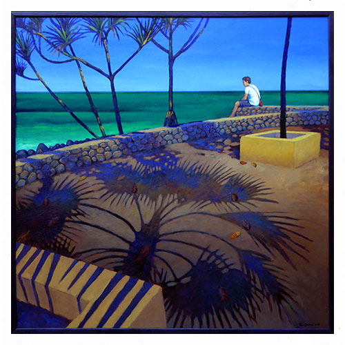 Dérives du bassin de Manapany, peintures, Alain Ducros