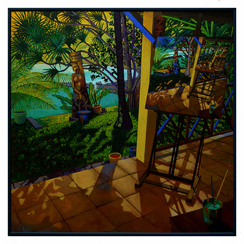 Dérives du bassin de Manapany, peintures, Alain Ducros