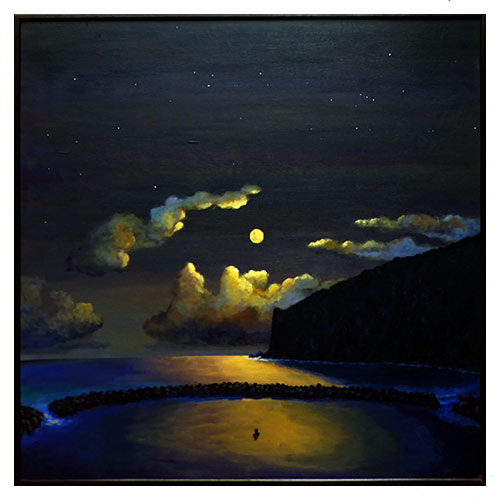 Dérives du bassin de Manapany, peintures, Alain Ducros