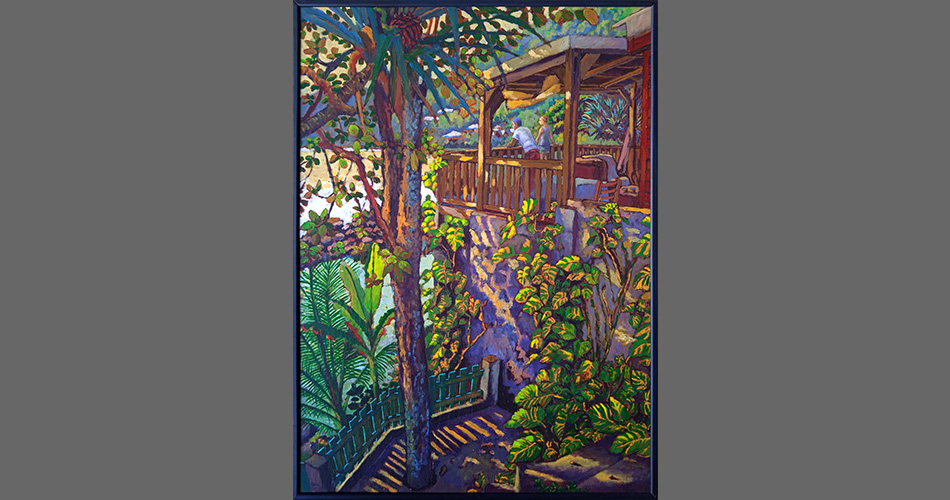 Terrasse au bassin de Manapany